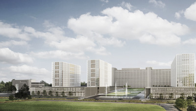 Neuer Campus für die Zentrale der Deutschen Bundesbank in Frankfurt am Main