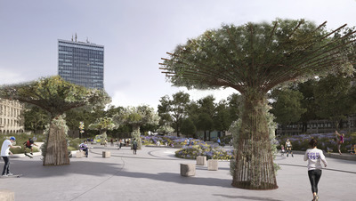 Neugestaltung Hermann-Levi-Platz und Außenanlagen Badisches Staatstheater Karlsruhe